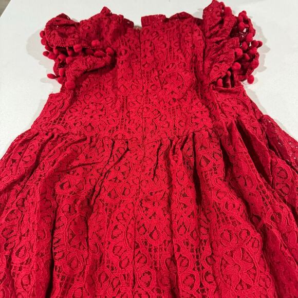 2Bunnies Toddler Girl 5T Red Formal Dress NWT - Picture 3 of 5